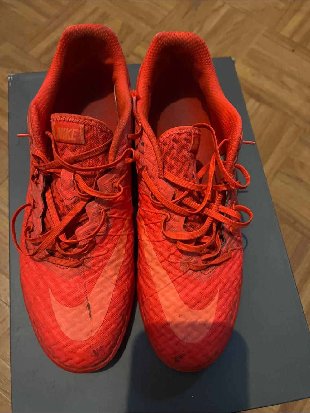 Nike Men's Bright Red Athletic Trainers